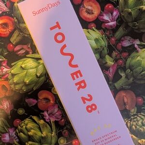 Tower 28 SunnyDays SPF 30 Mineral Sunscreen - Vibrant Red Text